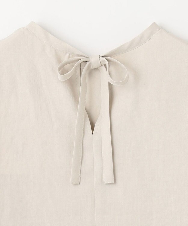 NAVE 【ReNAVE　洗える】スラブツイルブラウス ベージュ系