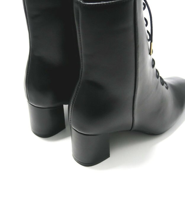 BONTRE 【MIONOTIS/ミオノティス】レースアップヒールブーツ/707B ブラック