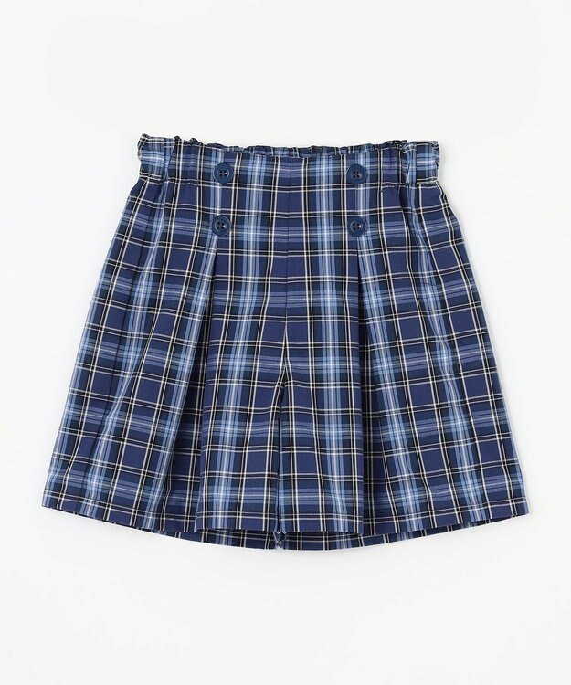 組曲 KIDS 【110-140㎝】チェック ショートパンツ ネイビー系5