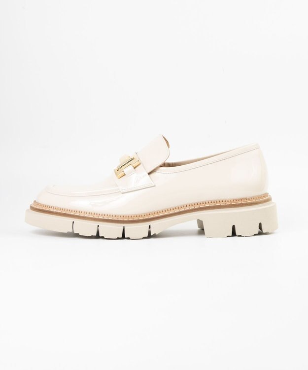 BONTRE 【LucaGrossi/ルカグロッシ】厚底ビットローファー/K670M-UA アイボリー