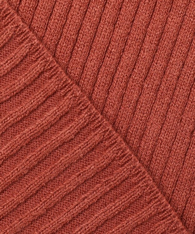 ANY 【洗濯機可】ウォームニットフリルプルオーバー オレンジ