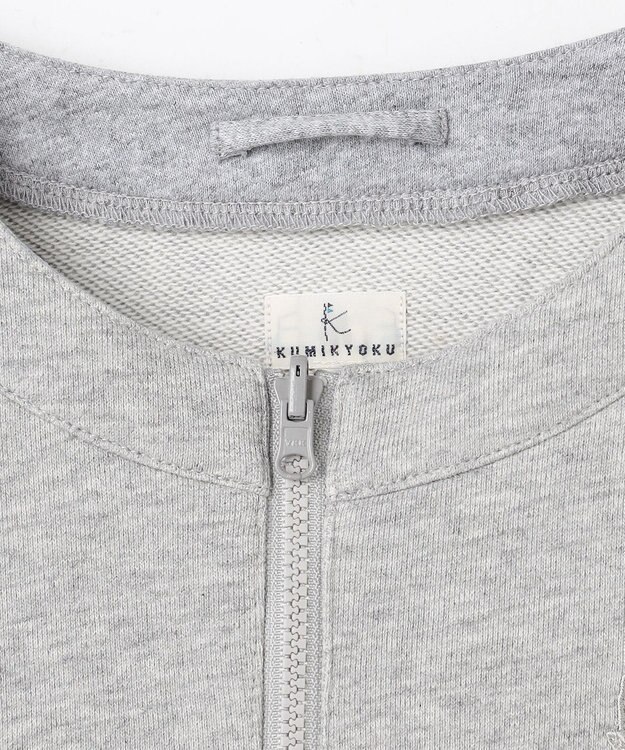 組曲 KIDS 【150-170㎝】3Way アウター サックス×グレー