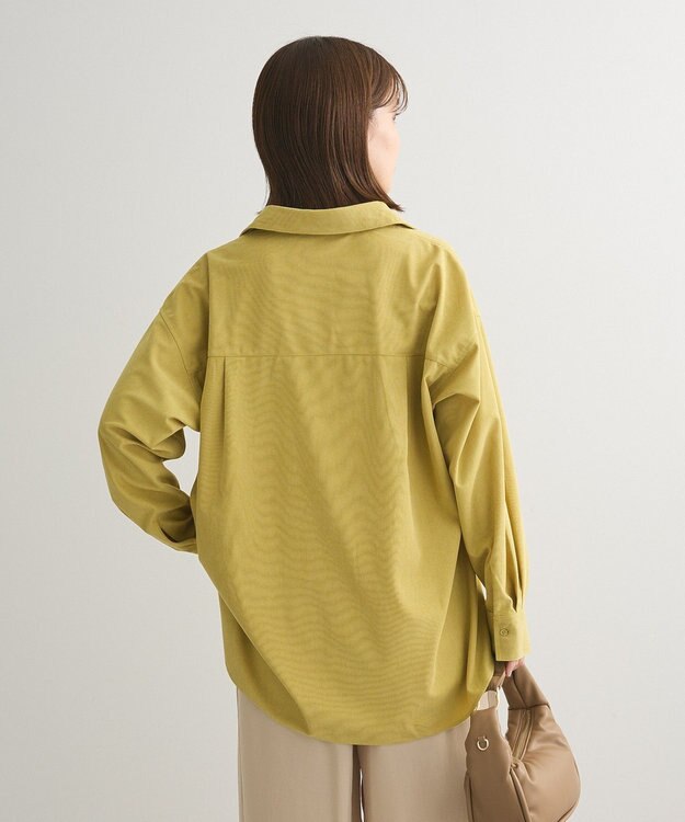 Green Parks ソフトコーデュロイシャツ Yellow