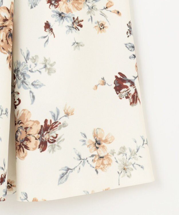 組曲 ローズシックプリント スカート アイボリー系5