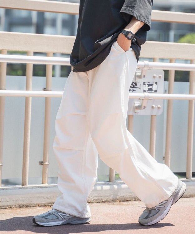 WEGO ワイドミリタリーパンツ ホワイト