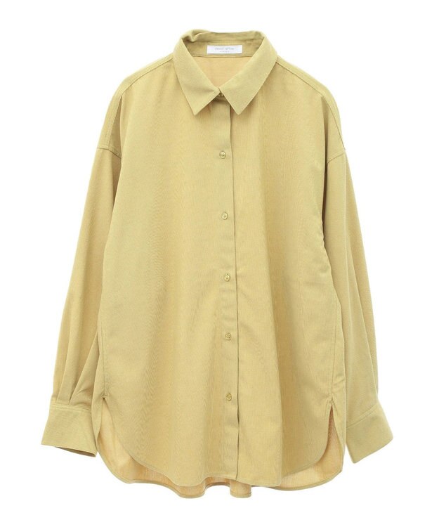 Green Parks ソフトコーデュロイシャツ Yellow