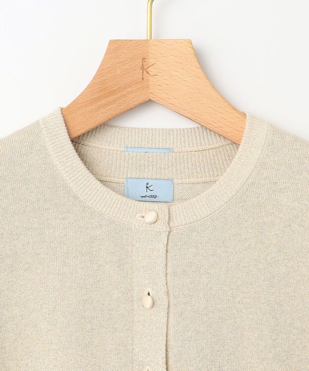 組曲 【WEB限定・2SET】ラメ入りアンサンブルニット シャンパンゴールド系