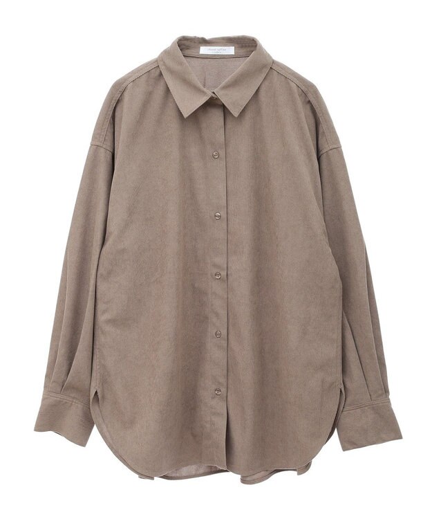 Green Parks ソフトコーデュロイシャツ Yellow