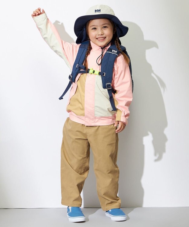 HELLY HANSEN 【キッズ】スカンザレインジャケット ラグーンピンク