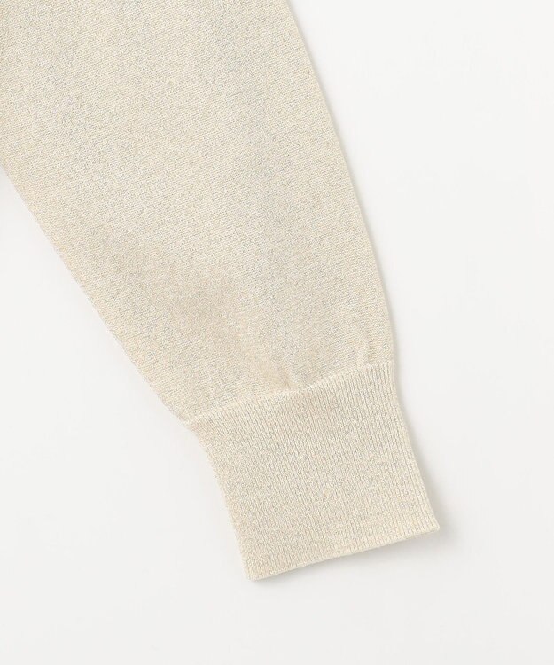 組曲 【WEB限定・2SET】ラメ入りアンサンブルニット シャンパンゴールド系