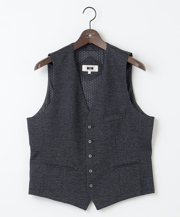 JOSEPH ABBOUD 【ストレッチ】ツィーディージャージ　ベスト グレー系