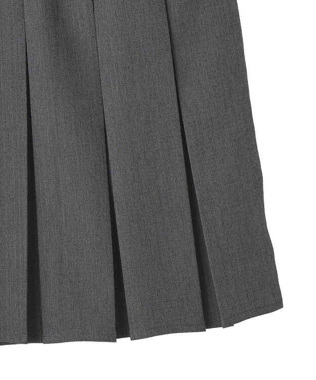 Green Parks ■ＷＩＴＨ　ＫＵＲＵＭＩ．Ｎ　プリーツミディスカート Charcoal Gray