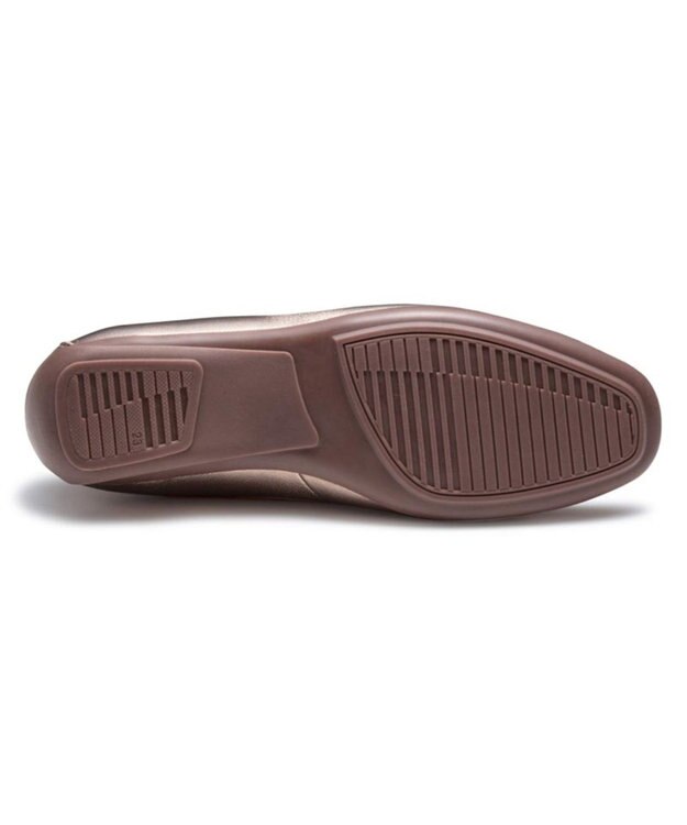 REGAL FOOT COMMUNITY 【リーガルレディース】F08R フラットシューズ ブロンズゴールド
