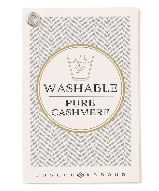 JOSEPH ABBOUD MOUNTAIN 【SPACE／UNISEX】ピュアカシミアアンダイド タートルネック ベージュ系