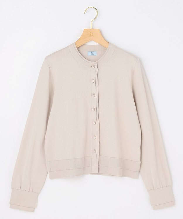 組曲 【先行予約】コットンニット カーディガン アイボリー系