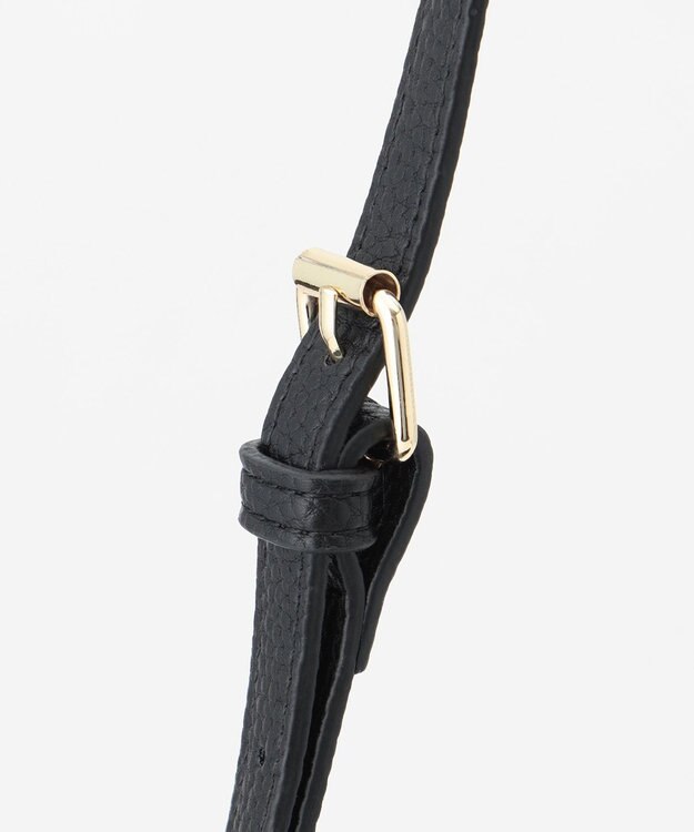 LA BAGAGERIE フラップ2WAYかごトートバッグ ブラック