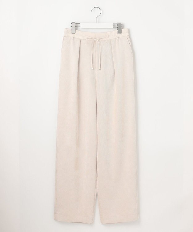 自由区 【洗える】ソフトコーデュロイワイド パンツ オフ