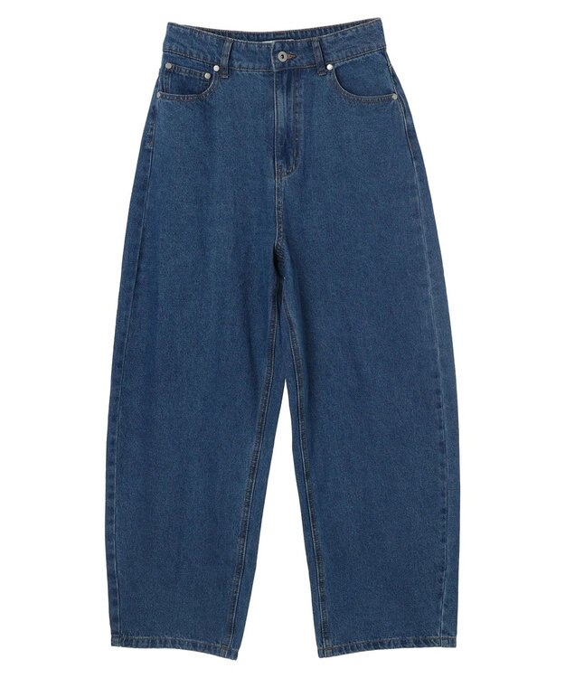 earth music&ecology デニムエッグパンツ Indigo