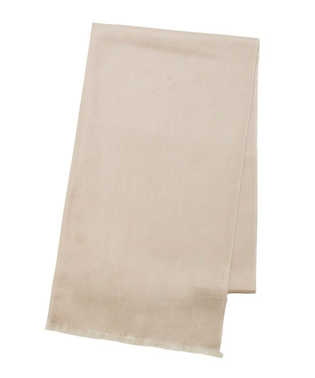 MOONBAT FURLA シルクカシミヤ無地ストール/幅55cm/UV/洗える シルバー