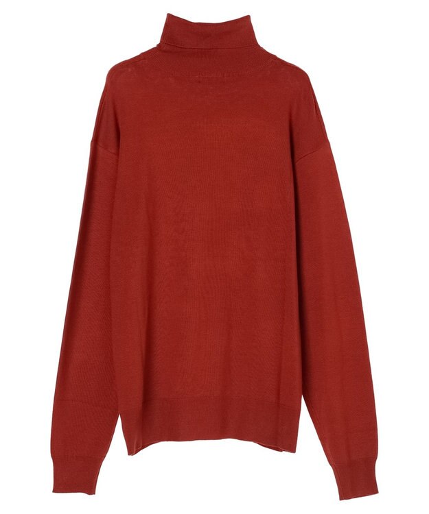 CRAFT STANDARD BOUTIQUE タートルネックニットプルオーバー Brick Red