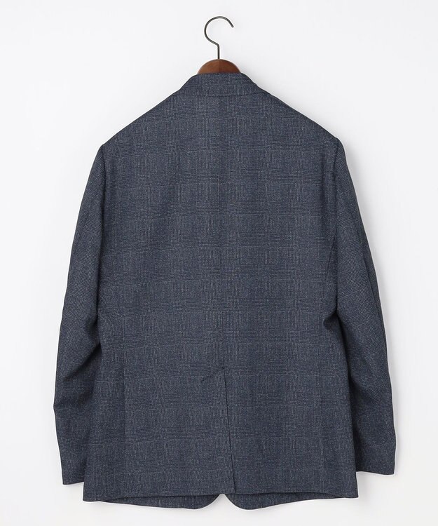 JOSEPH ABBOUD 【キングサイズ・通気性/清涼/軽量/ストレッチ】クールピケストレッチジャケット ネイビー系3