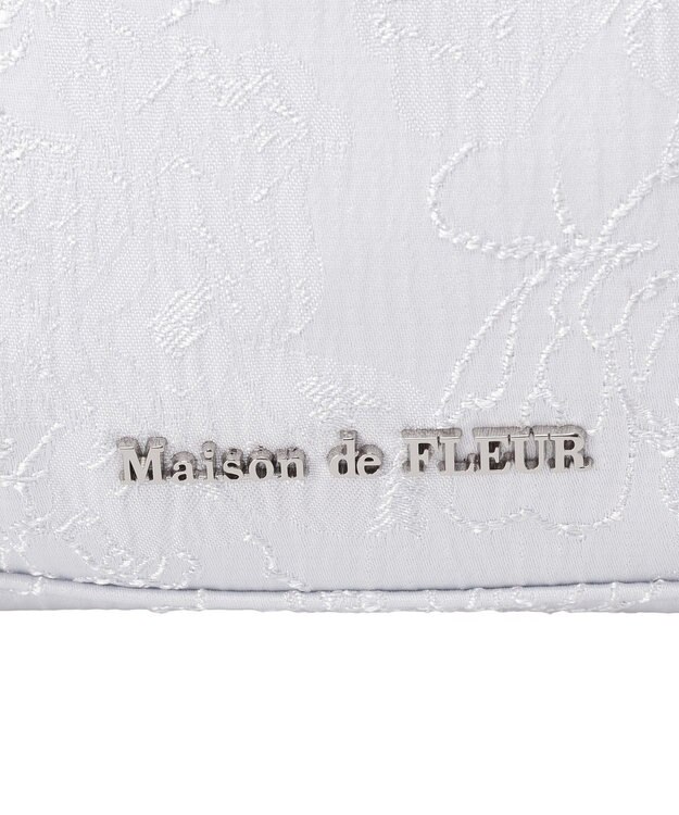Maison de FLEUR ブルーマニアボリュームリボン２ＷａｙトートＭバッグ Light Blue