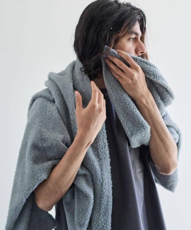 LOOM&SPOOL LBRパイルバスタオル モノグレー