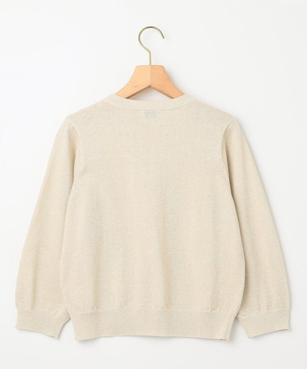 組曲 【WEB限定・2SET】ラメ入りアンサンブルニット シャンパンゴールド系