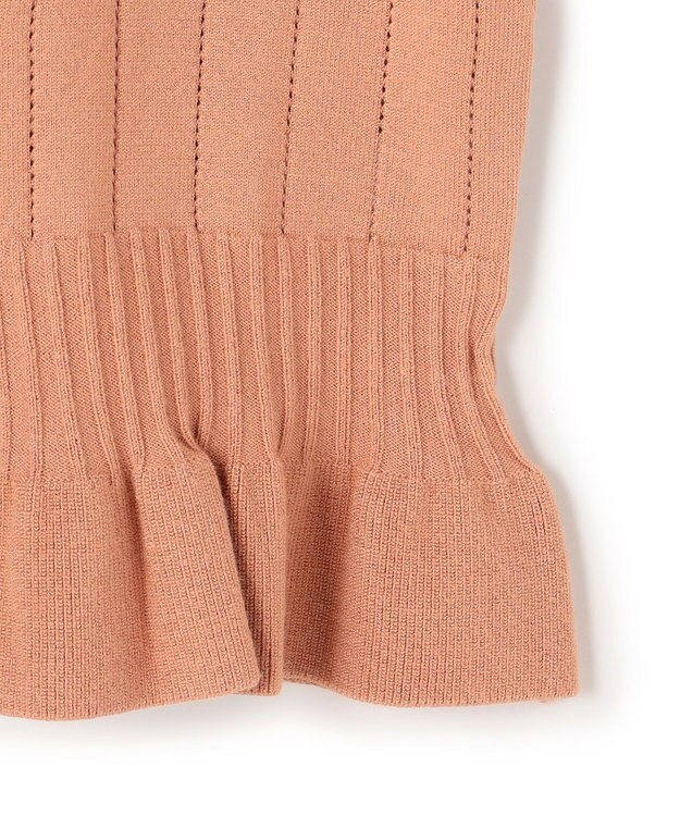 TOCCA IN ROMANCE ペプラム ニットプルオーバー ピンク系