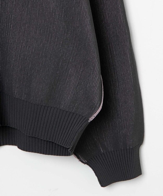 WEGO クリアライトリバーシブルカーディガン ブラック