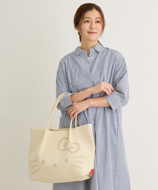 ROOTOTE 8381【サンリオ】IP.ミディアム.ルフル.ハローキティ-A 02：アイボリー