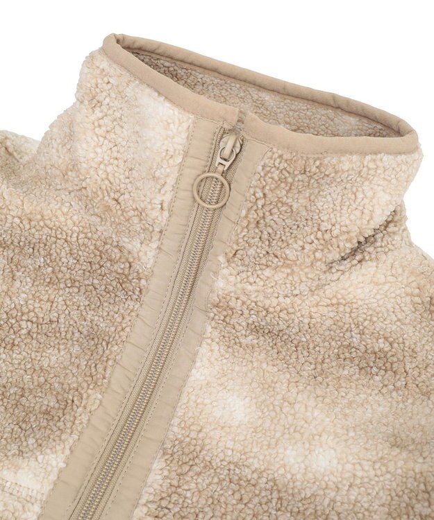 Green Parks スタンドボアジャケット Beige