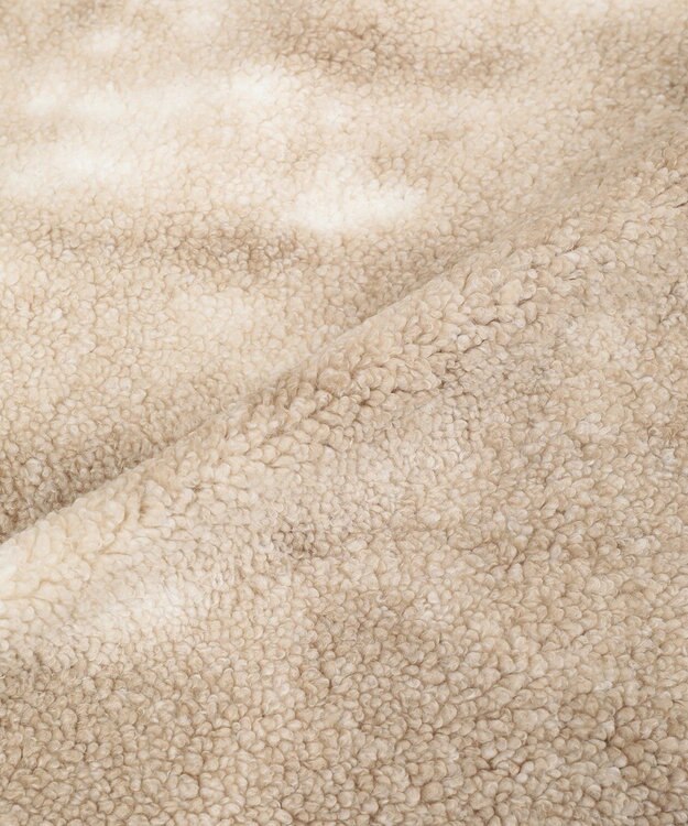 Green Parks スタンドボアジャケット Beige