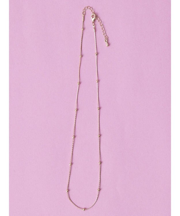 AMERICAN HOLIC ボールスリムチェーンネックレス Gold