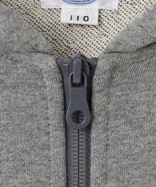 J.PRESS KIDS 【110-130cm】ロゴ入り パーカー ライトグレー系