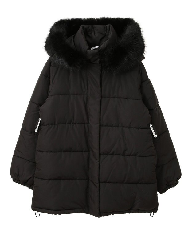 Green Parks ・ｓｗｉｎｇ　ｂｙ　ファイバーダウンベルト付コート Black