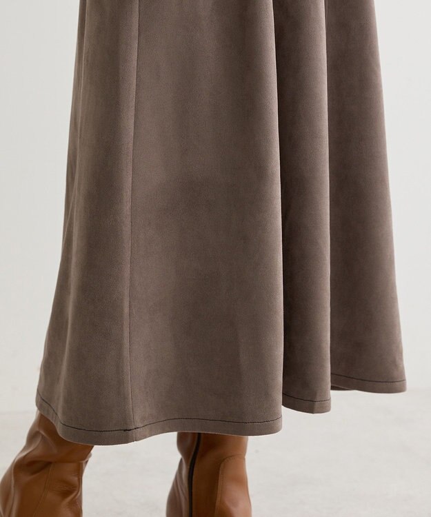 Green Parks ・ＥＬＥＮＣＡＲＥ　ＤＵＥ　スエードポンチタックワンヒ Gray Beige