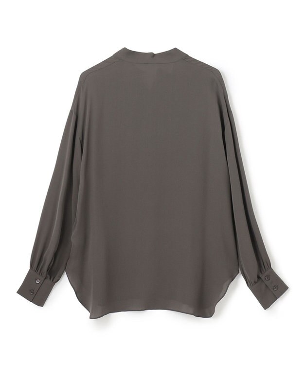 BEIGE， BRISSAC / スタンドカラーブラウス C.Gray