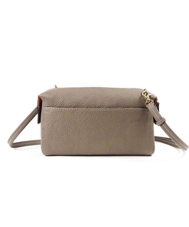 PELLE BORSA シンプルショルダーポシェット Reinette レネット 4717 トープ