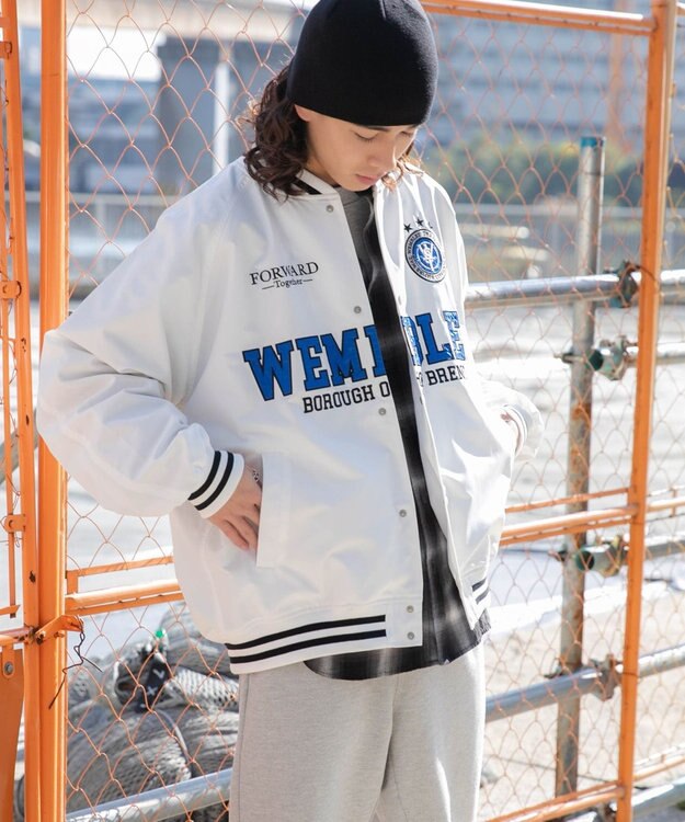 WEGO ワッペンスタジャン ホワイト