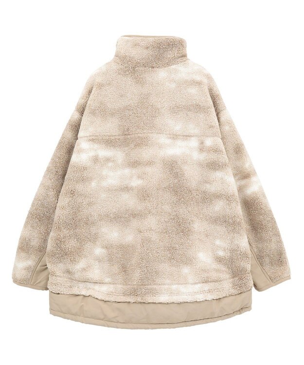 Green Parks スタンドボアジャケット Beige