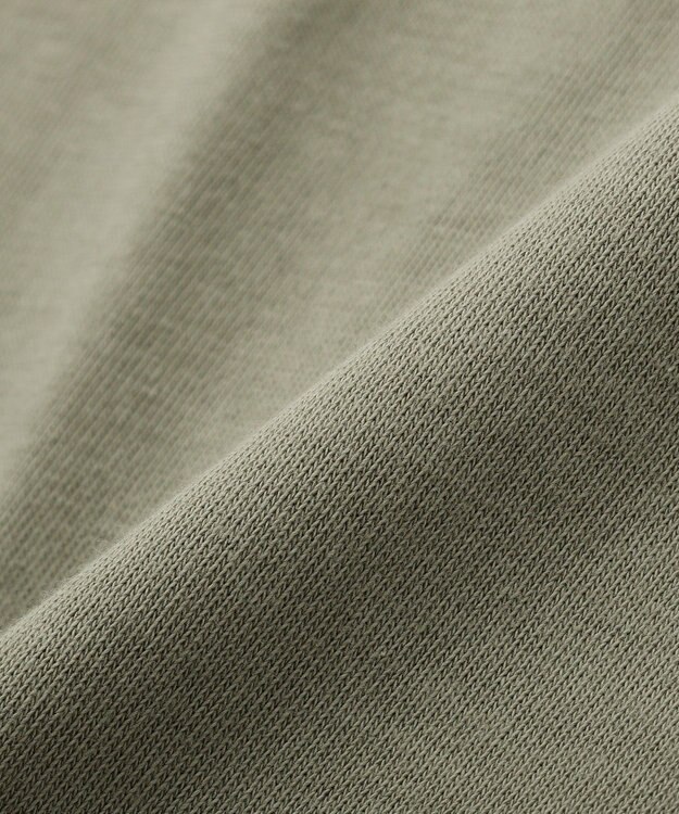 Green Parks 異素材ドッキングペプラムプルオーバー Khaki
