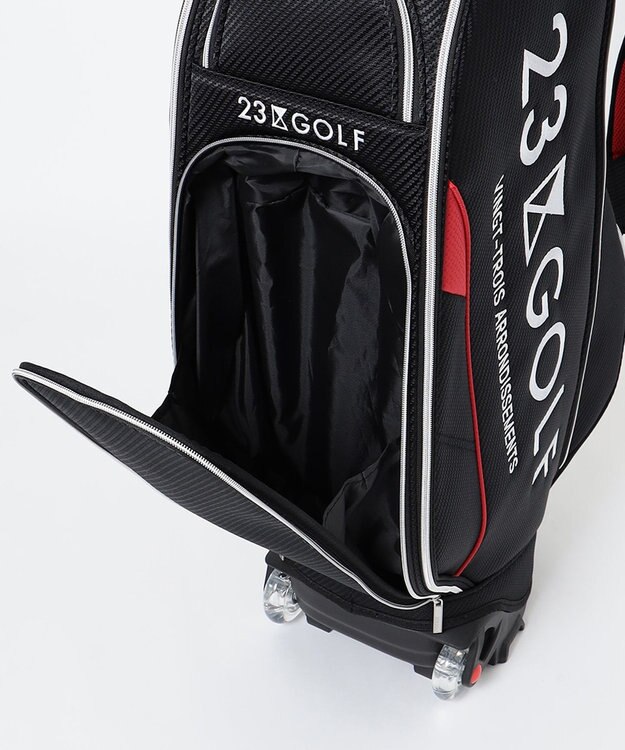【キャスター付き】セルフスタンドバッグ内蔵 キャディバッグ 23区 GOLF（ニジュウサンクゴルフ）の通販 &mall