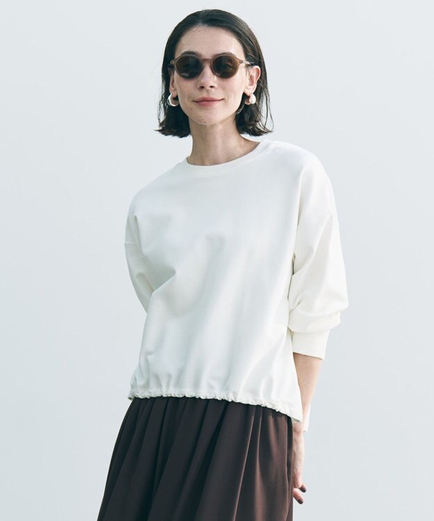 UNFILO L ハイストレッチ ドロストスウェット オフ