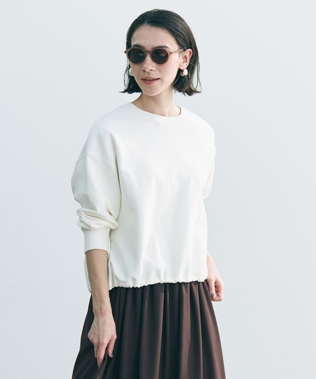 UNFILO L ハイストレッチ ドロストスウェット オフ