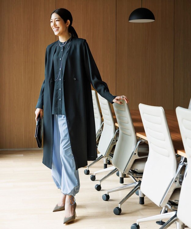 uncrave 【撥水・接触冷感・UVカット・洗濯機洗い可】マルチファンクションナイロン カーゴパンツ（uncrave STANDARD） サックス