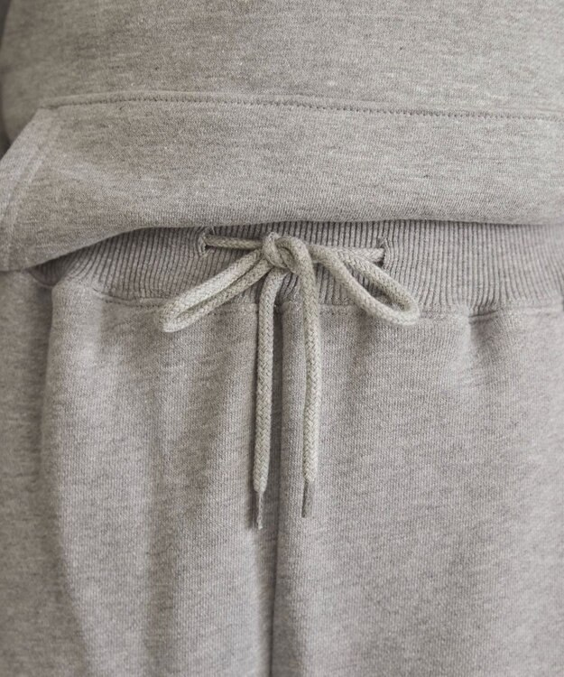 WEGO 【ANGIE VINTAGE】ワンポイント刺繍 裏毛 スウェットパンツ 杢グレー