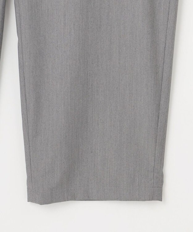 J.PRESS LADIES L SOFTシャンブレー テーパード パンツ ライトグレー系