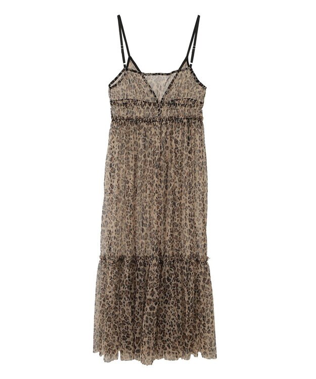 AMERICAN HOLIC チュールキャミワンピース Leopard