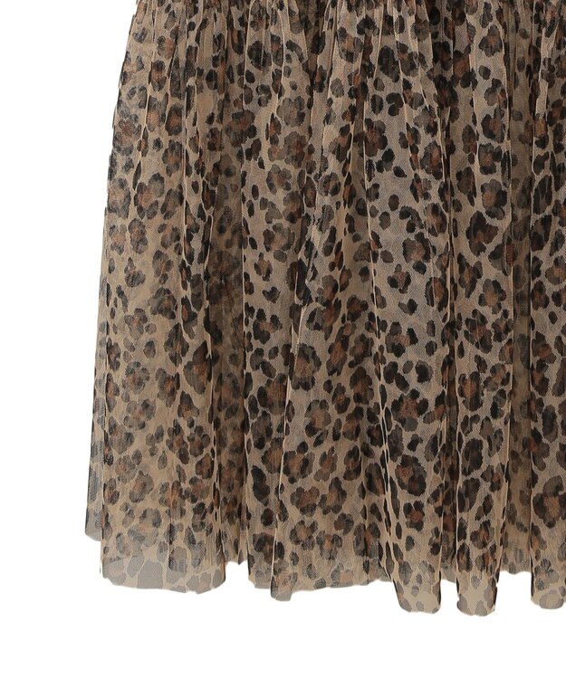 AMERICAN HOLIC チュールキャミワンピース Leopard